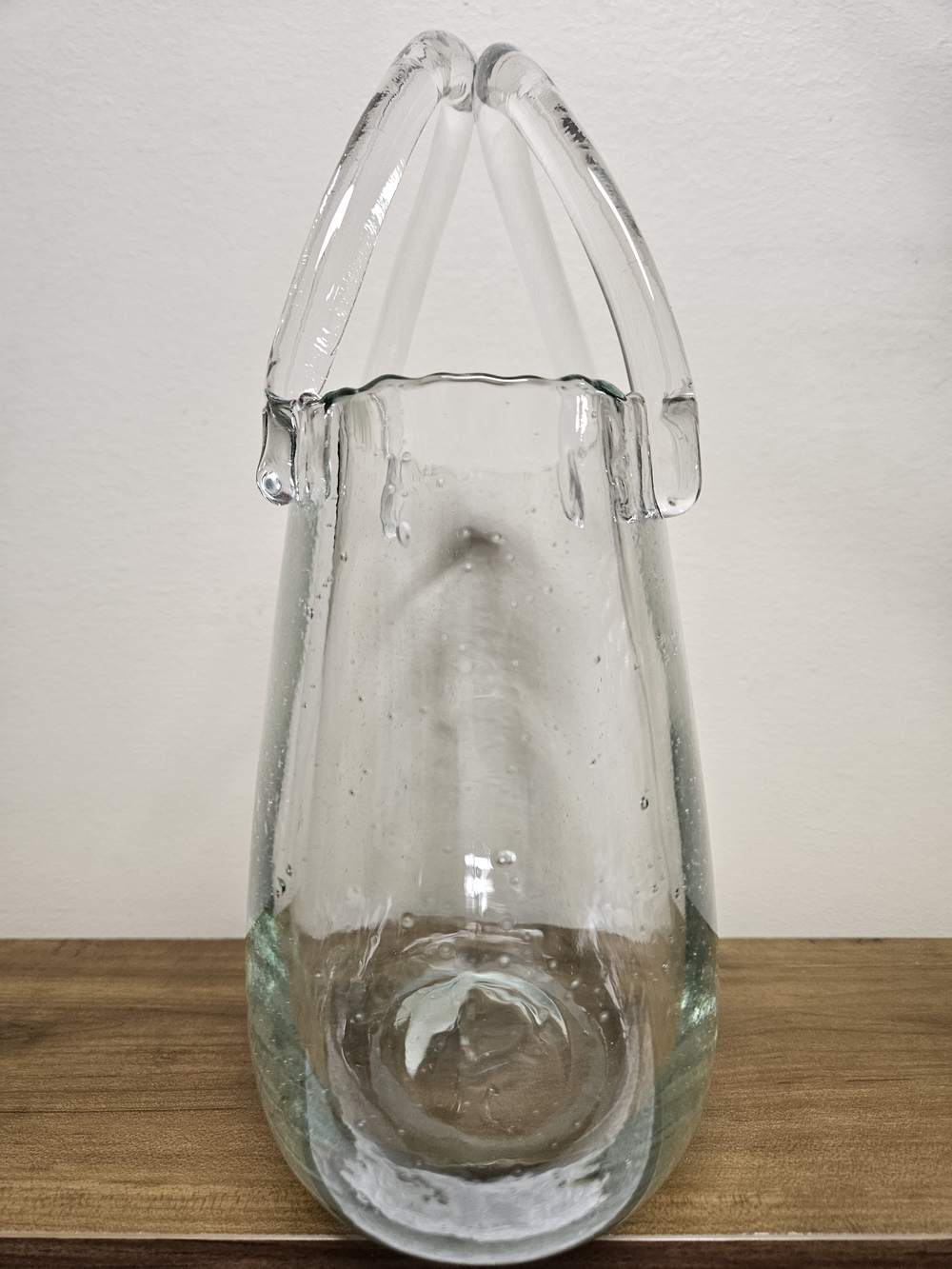 Bubble Glass Handbag Purse Vase - Transparent - Picture 3 of 10